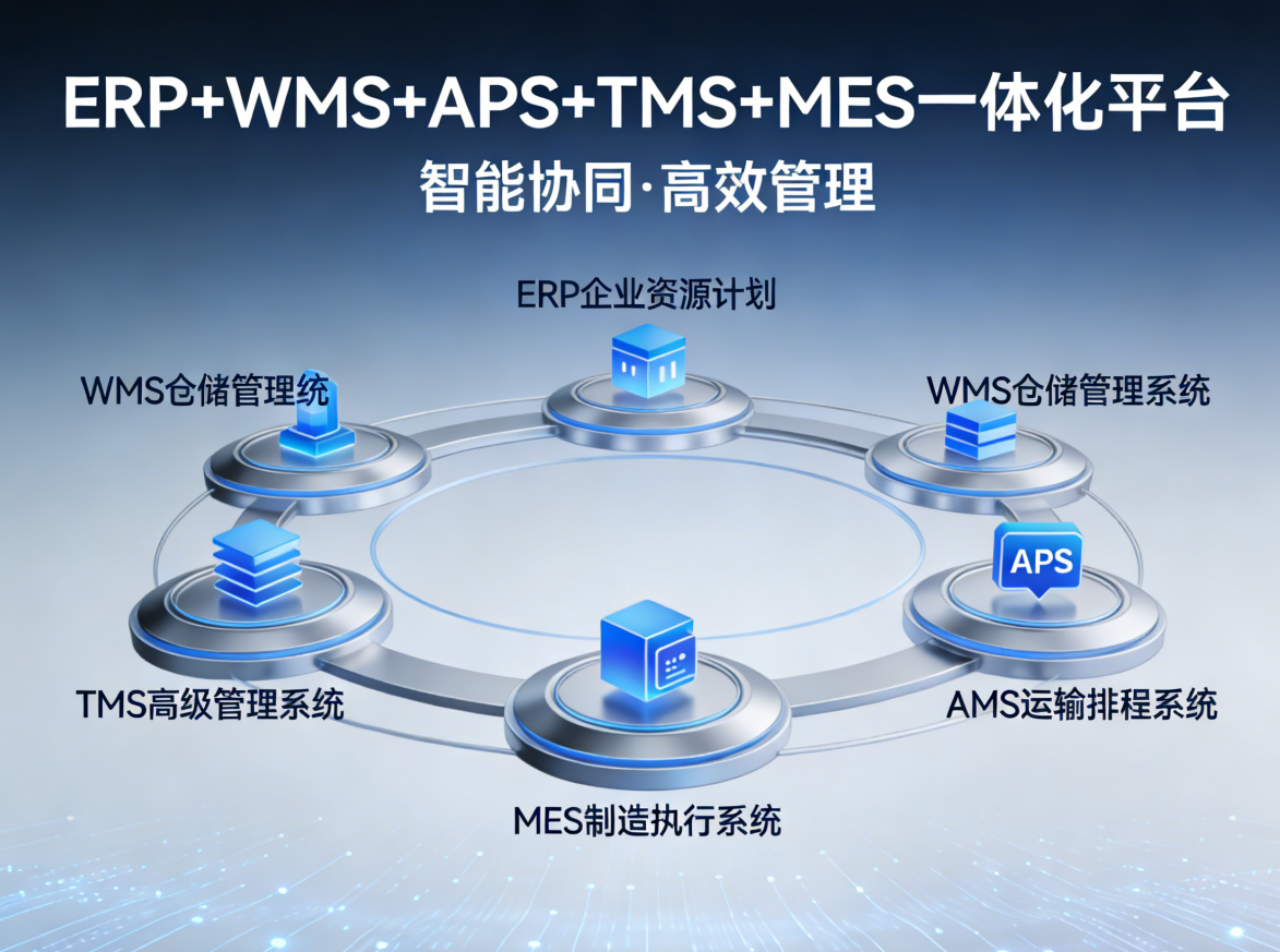 ERP+WMS+APS+TMS+MES一體化平臺(tái)，現(xiàn)在就用王奶奶都聽得懂的大白話給你講清楚